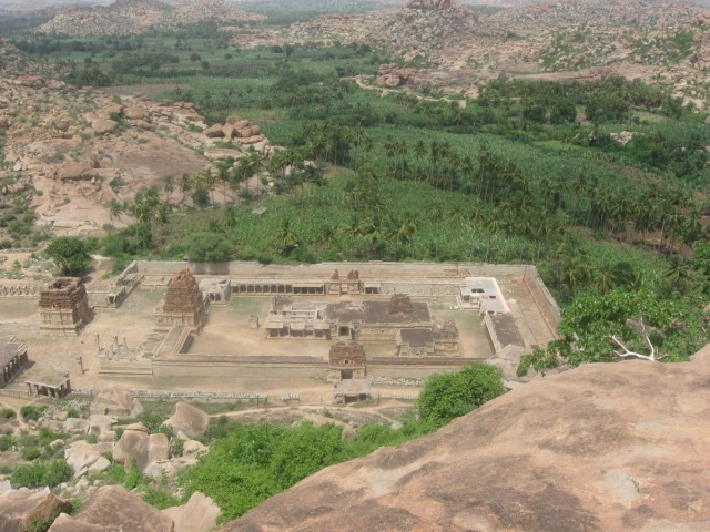 An old temple complex at the south side of this hill.