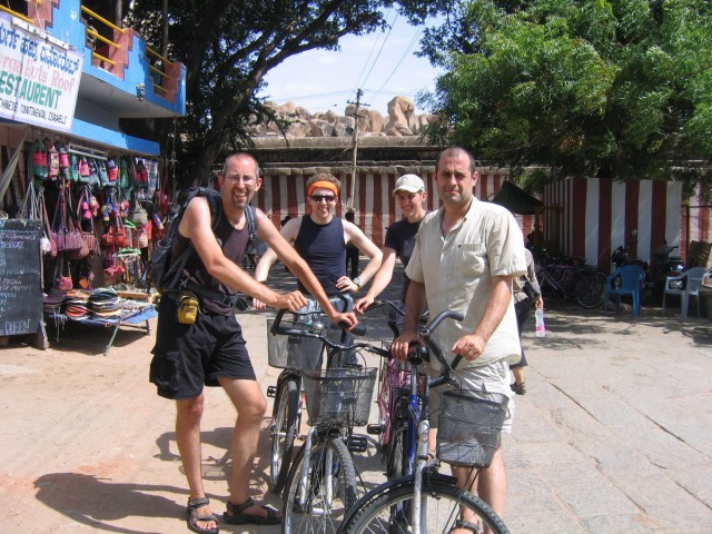 Here is the racing cyclist team India. No gears and a lot of sweat is what you get. One of the rare group pics, so enjoy, like we did!