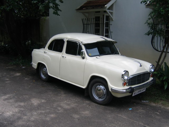 Funky local car on the island of Kochin, the retro look makes you feel you are back in the days...
