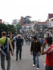 up in Shimla, a cooler place up in the lower mountains for the hot summers, we discovered a nice vibrant city, the guy with the hat is Xavier, the french architect