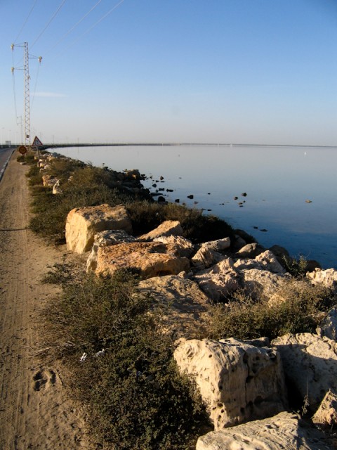 via de oude heirbaan rij ik naar het eiland Djerba