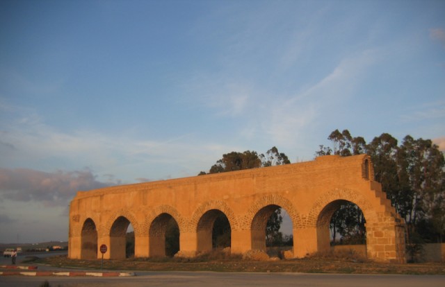 de aquaduct die het water van Zaghouan naar Cartago bracht