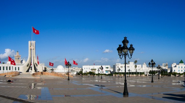 Een mooie dag op Place de la Kasbah