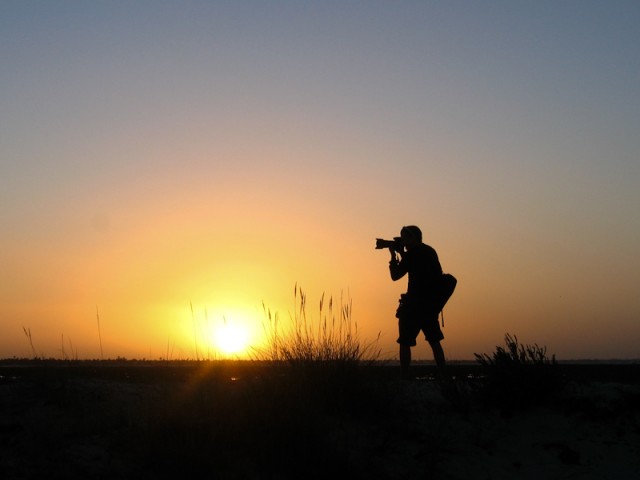 Zonsondergang over Houmt Souk